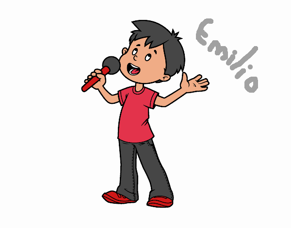Niño cantando