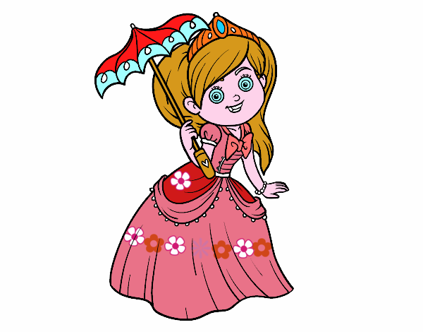 Princesa con parasol