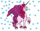 Unicornio con alas