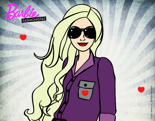 Barbie con gafas de sol