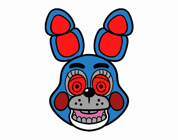 Cara de Toy Bonnie de Five Nights at Freddy's