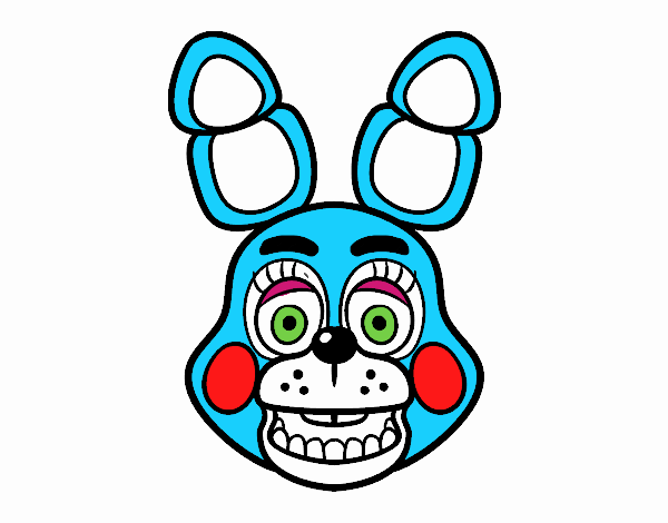 Cara de Toy Bonnie de Five Nights at Freddy's