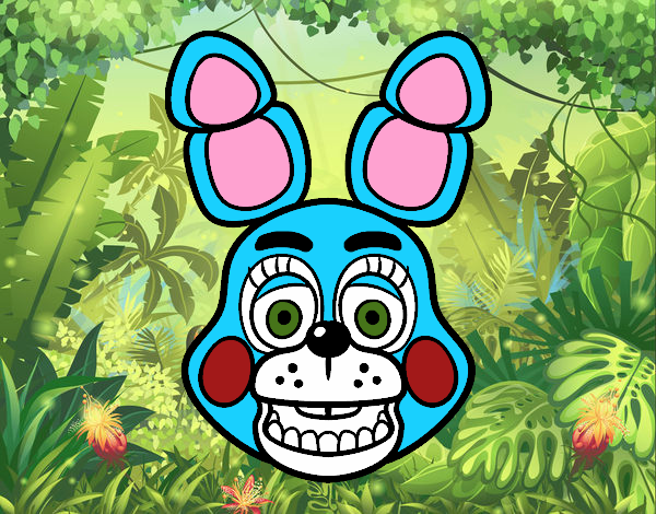 Cara de Toy Bonnie de Five Nights at Freddy's