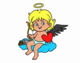 Cupido en una nube