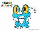 Froakie saludando