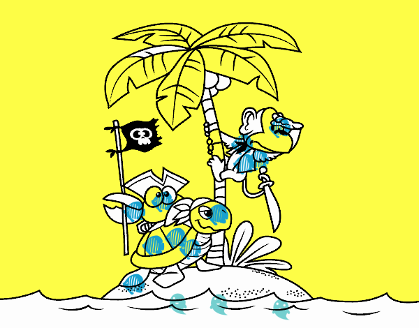 Isla pirata