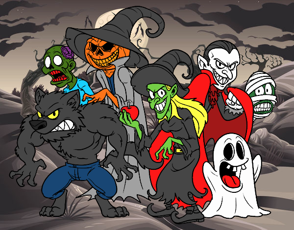 Monstruos de Halloween