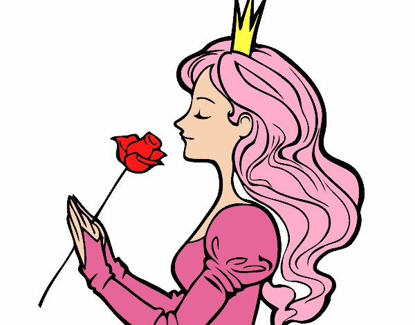 Princesa y rosa