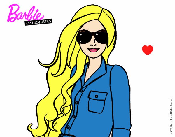 Barbie con gafas de sol