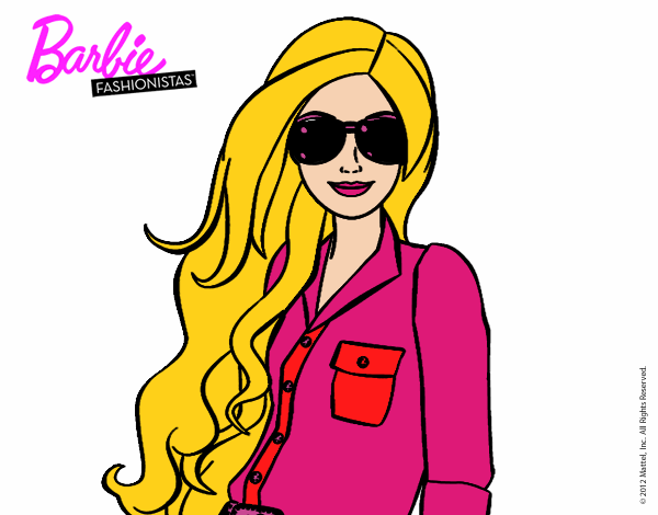 Barbie con gafas de sol