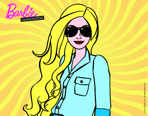 Barbie con gafas de sol