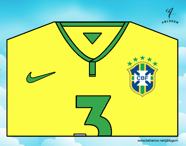 Camiseta del mundial de fútbol 2014 de Brasil