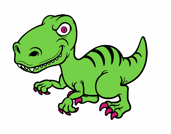 Dibujo de Dinosaurio velociraptor pintado por en  el día  29-08-18 a las 18:33:01. Imprime, pinta o colorea tus propios dibujos!
