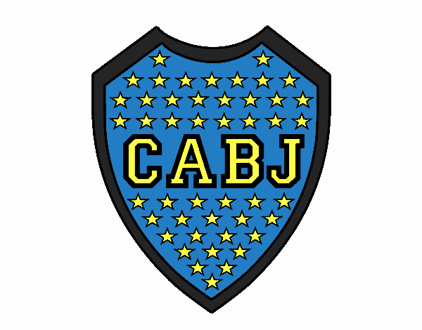 Dibujo de Escudo del Boca Juniors pintado por en Dibujos.net el día 01 ...