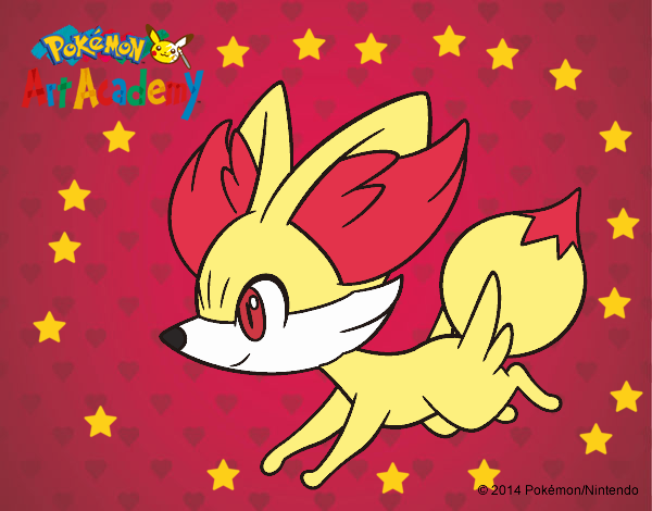 Fennekin corriendo