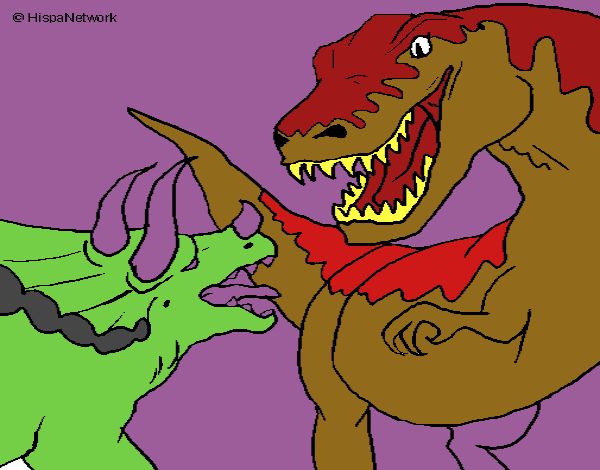 Lucha de dinosaurios