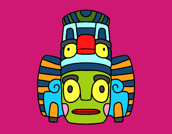 Máscara mexicana de rituales