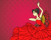 Mujer flamenca