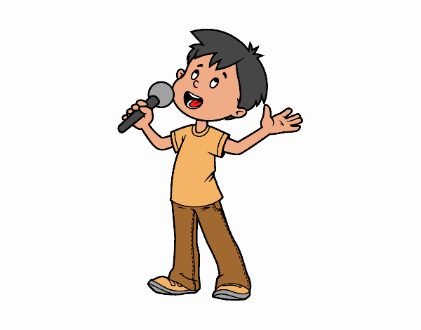 Niño cantando