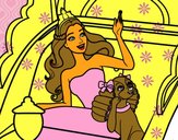 Princesa cantante y su perrita