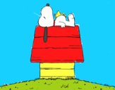 Snoopy durmiendo