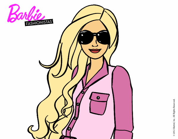 Barbie con gafas de sol