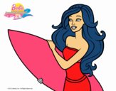 Barbie va a surfear