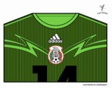 Camiseta del mundial de fútbol 2014 de México