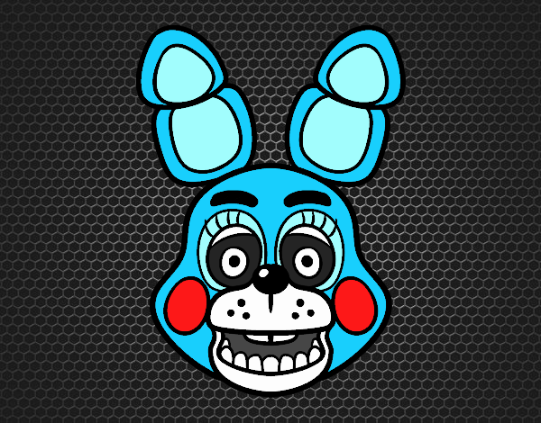 Cara de Toy Bonnie de Five Nights at Freddy's