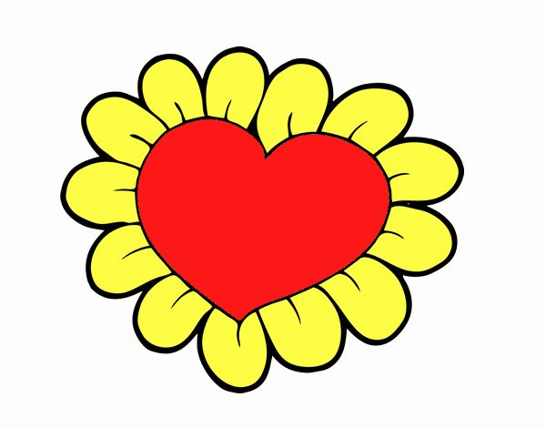 Corazón flor