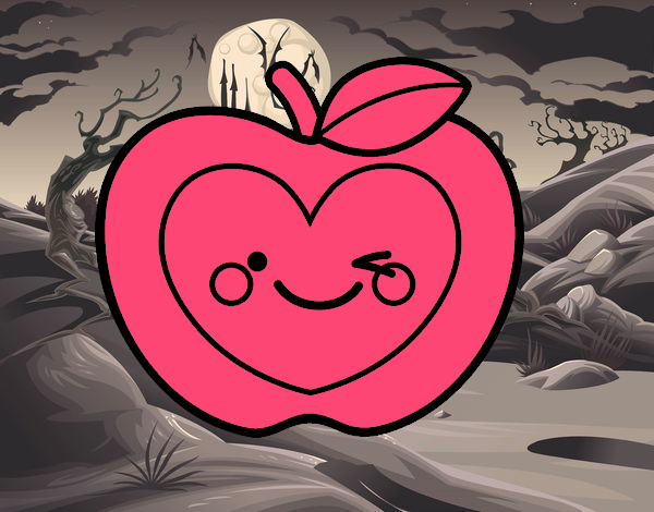 Manzana corazón