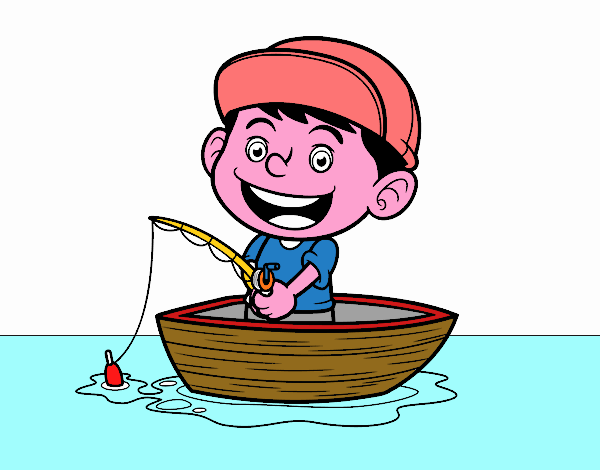 Niño pescando