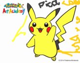 Pikachu saludando