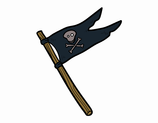 Una bandera pirata