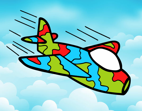 Avión de camuflaje