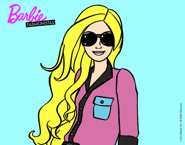 Barbie con gafas de sol