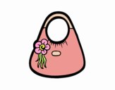 Bolso con flor