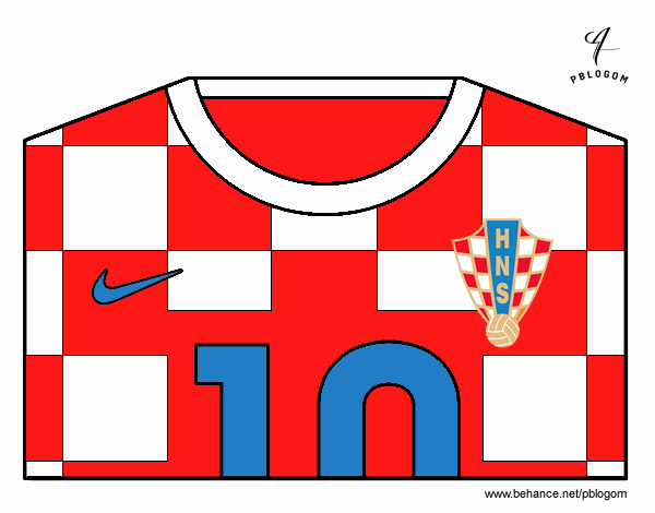 Camiseta del mundial de fútbol 2014 de Croacia