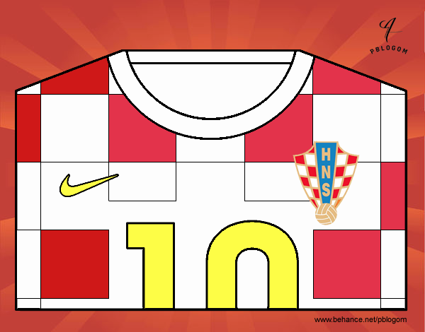 Camiseta del mundial de fútbol 2014 de Croacia