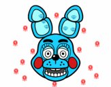 Cara de Toy Bonnie de Five Nights at Freddy's