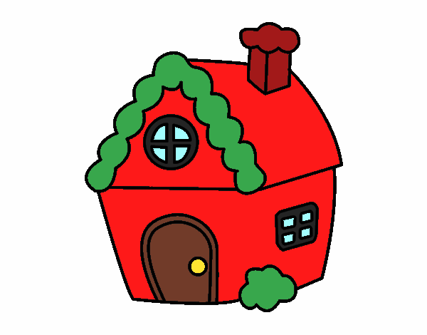 Dibujo de Casa navideña pintado por en  el día 12-09-18 a las  20:07:13. Imprime, pinta o colorea tus propios dibujos!