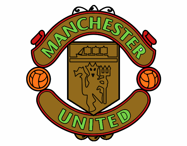 Dibujo De Escudo Del Manchester United Pintado Por En Dibujos.net El 