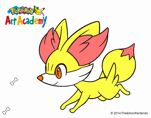 Fennekin corriendo