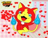 Jibanyan feliz