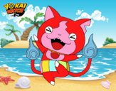 Jibanyan feliz