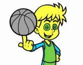 Jugador de baloncesto junior