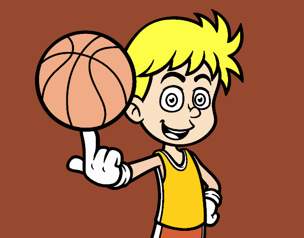 Jugador de baloncesto junior