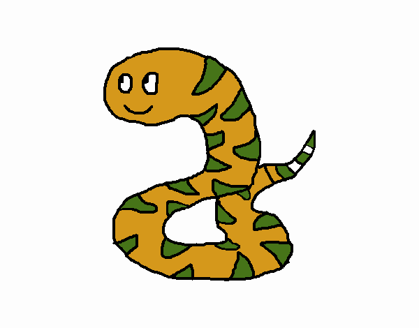 Serpiente feliz