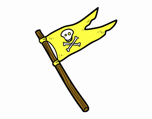 Una bandera pirata