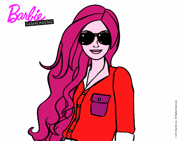 Barbie con gafas de sol